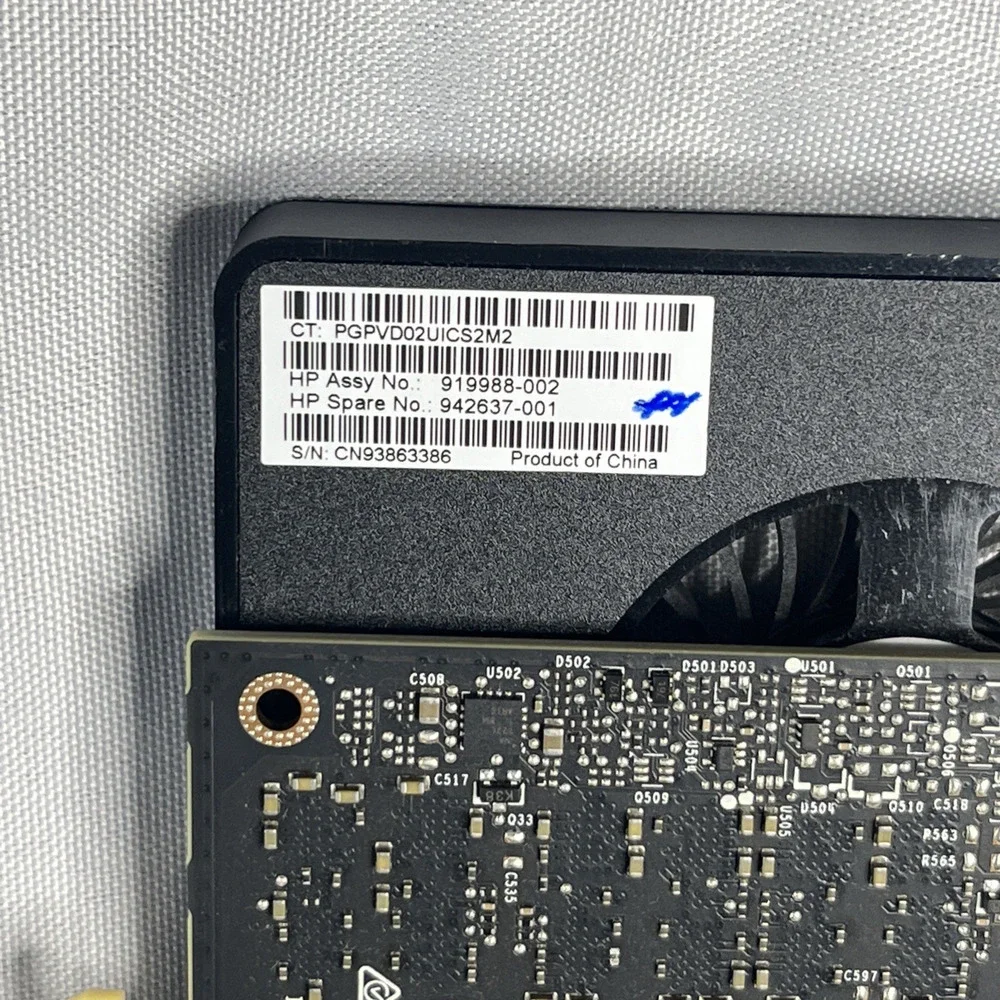 HP NVIDIA Quadro P2000 5GB GDDR5 Graphic Card 919988-002 Untested